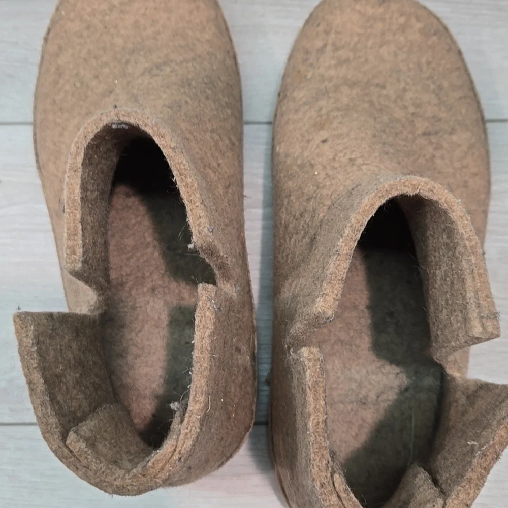 Glerups Mens Ankle Cut Out Side Cozy Wool Winter Shoes Boots Sz 46/12